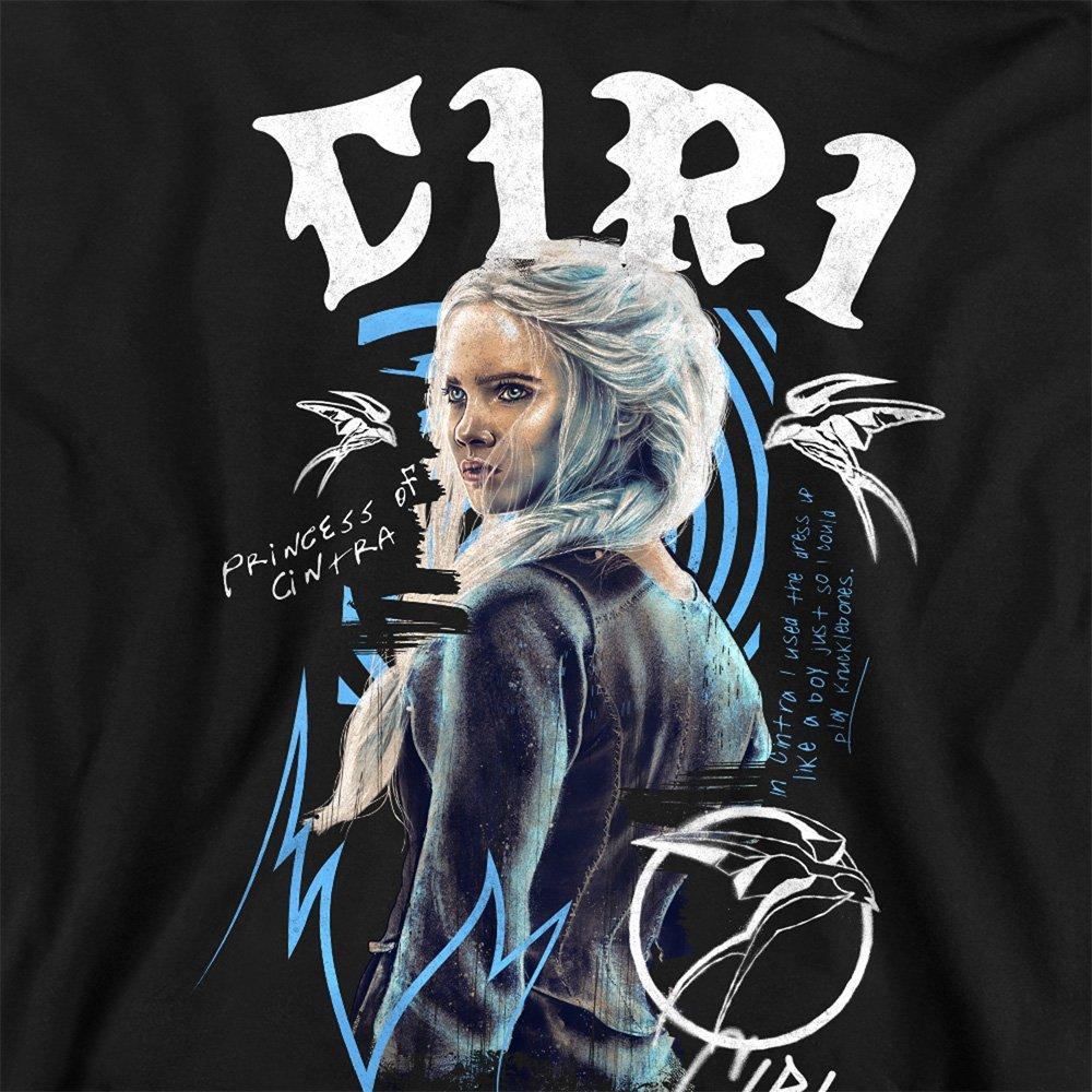 Black - The Witcher - The Witcher - Ciri Graffiti Sweatshirt Black - 2