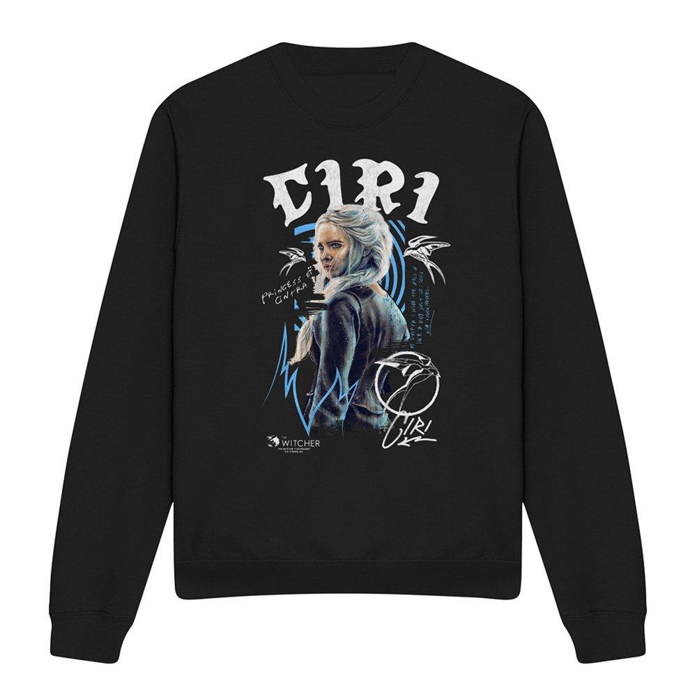 Black - The Witcher - The Witcher - Ciri Graffiti Sweatshirt Black - 4