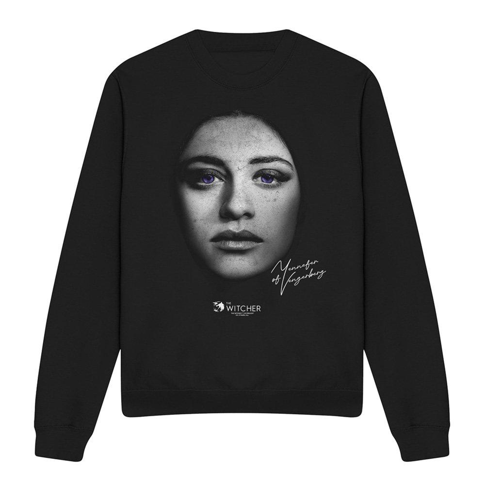 Black - The Witcher - The Witcher - Yennefer Face Sweatshirt Black - 4