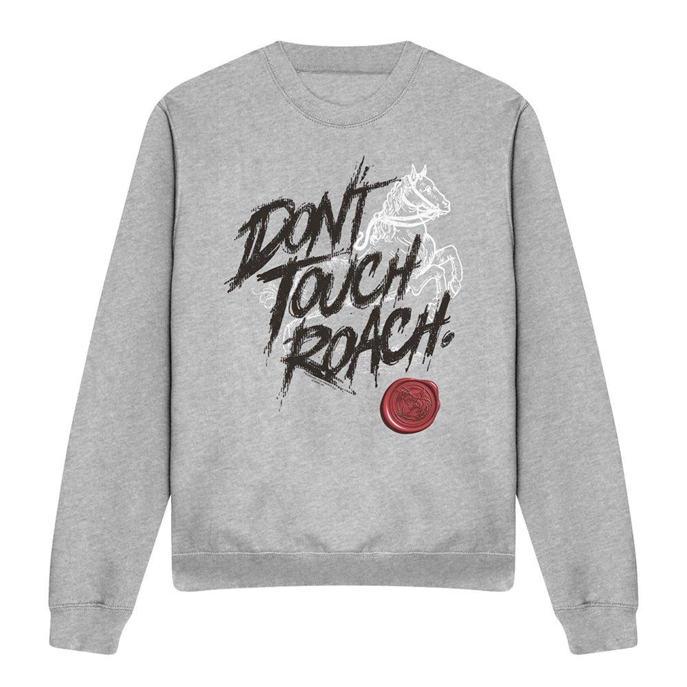 Light Grey - The Witcher - The Witcher DonT Touch Roach Sweatshirt Athletic - 4