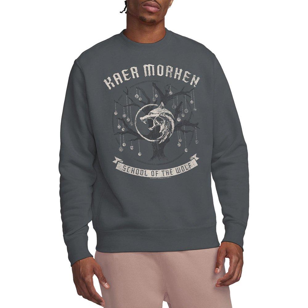 Grey - The Witcher - The Witcher Kaer Morhen Medallion Tree Sweatshirt - 1