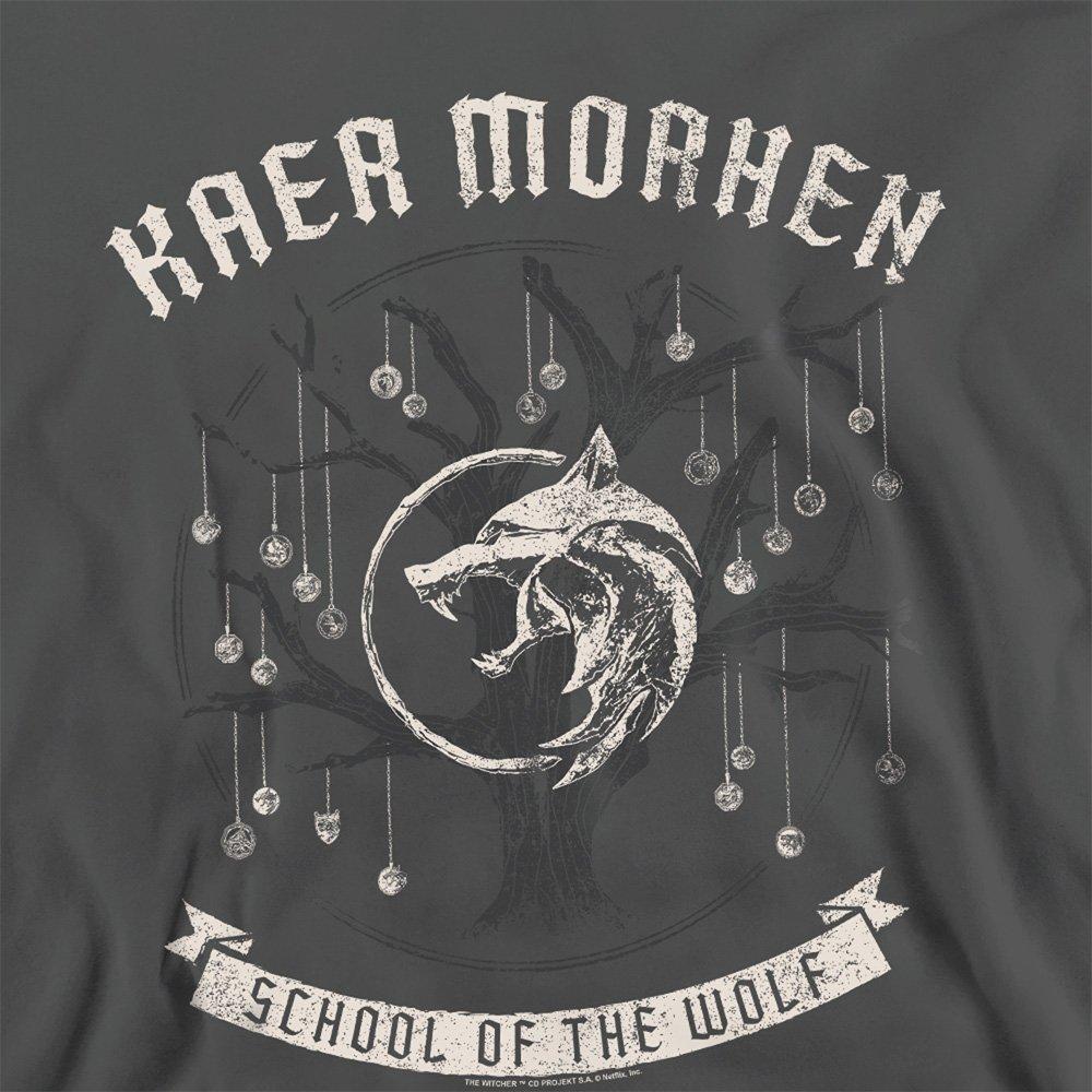Grey - The Witcher - The Witcher Kaer Morhen Medallion Tree Sweatshirt - 2