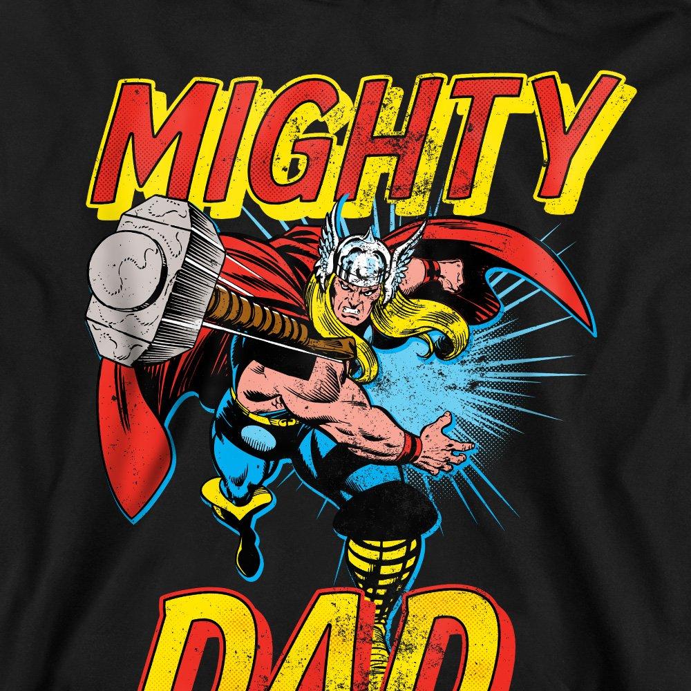 Black - Thor - Thor Mighty Dad Sweatshirt Black - 2
