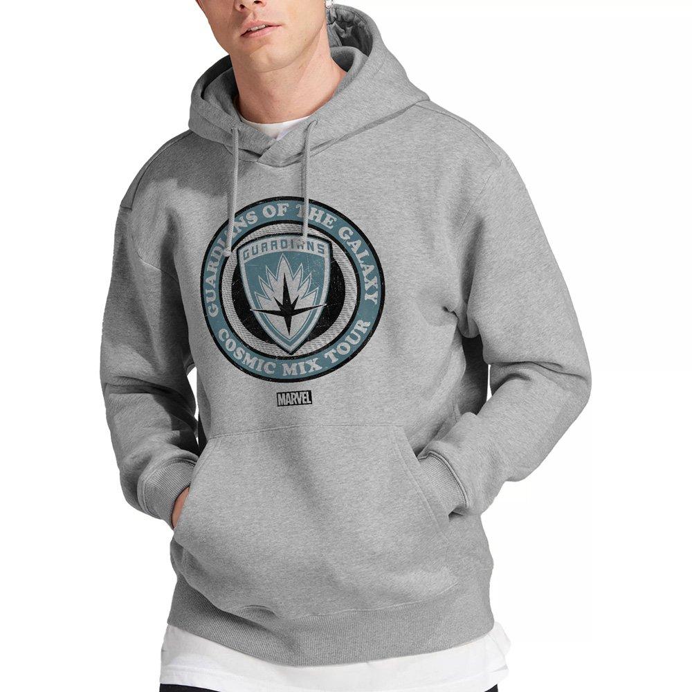 Guardians Of The Galaxy Men's Badge Pullover Hoodie Grey - S