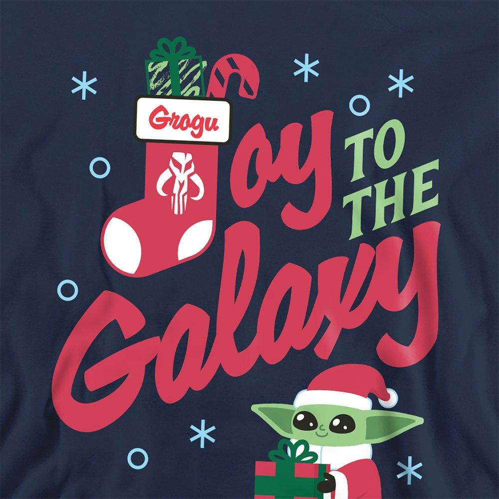 Navy - The Mandalorian - The Mandalorian Grogu Christmas Joy To The Galaxy - 2