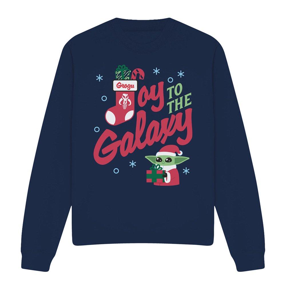Navy - The Mandalorian - The Mandalorian Grogu Christmas Joy To The Galaxy - 4