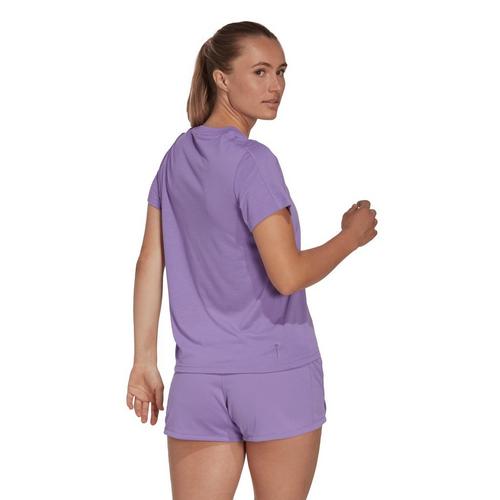 Violet Fusion - adidas - Train Essentials Minimal Womens Performance T Shirt - 3