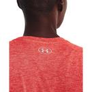 Rouge - Under Armour Galactic - Under Armour Galactic Plus T-shirt con scollo a V rosa - 5