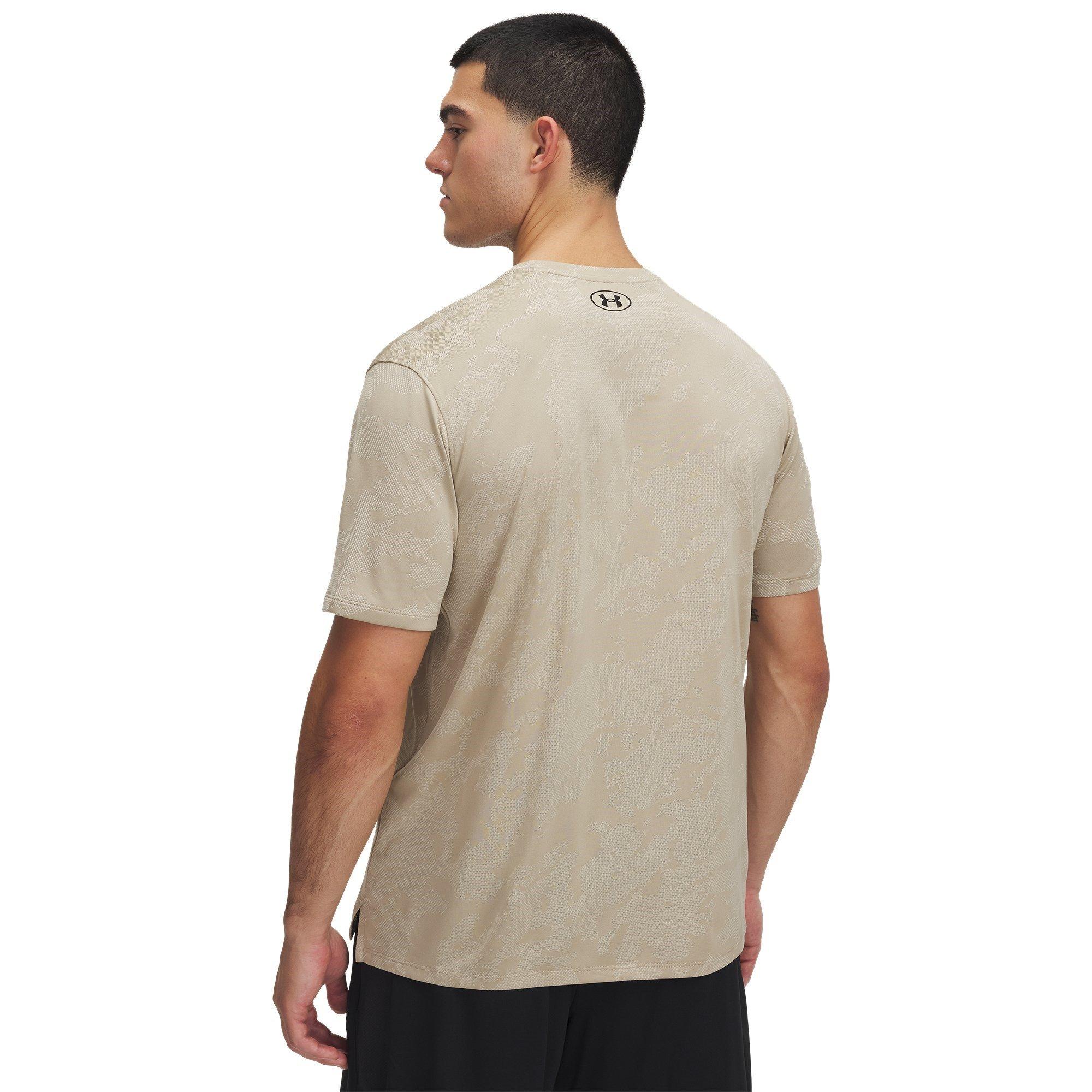 CityKhaki/Black - Under Armour - Men's Tech Vent Short-Sleeve Performance Gym Top - 2