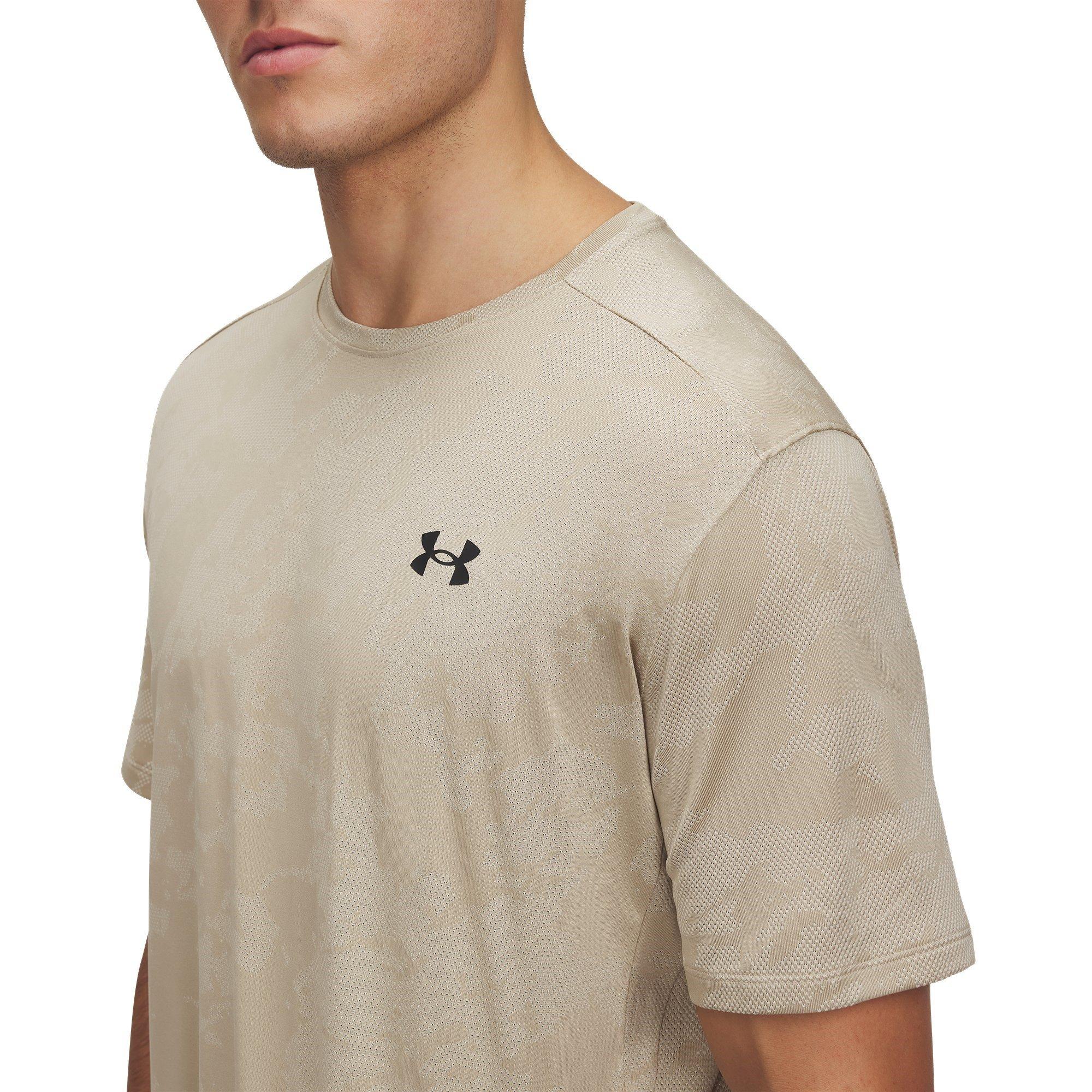 CityKhaki/Black - Under Armour - Men's Tech Vent Short-Sleeve Performance Gym Top - 3