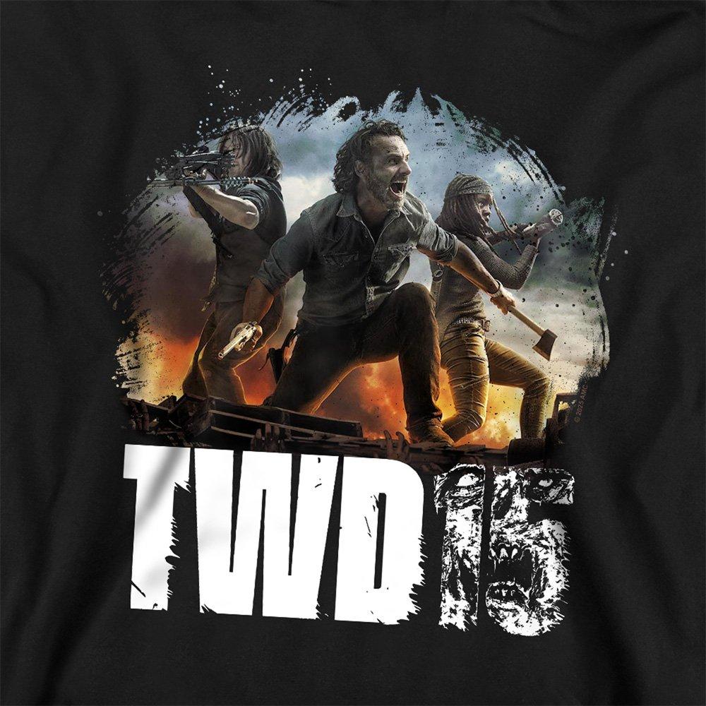 Black - Other - The Walking Dead Group Action Pose Youth Kids Pull - 2
