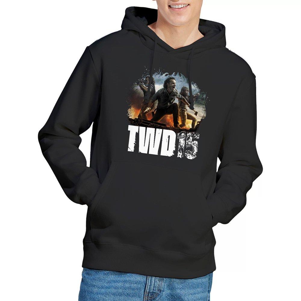 Black - Other - The Walking Dead Group Action Pose Hoodie Black - 1