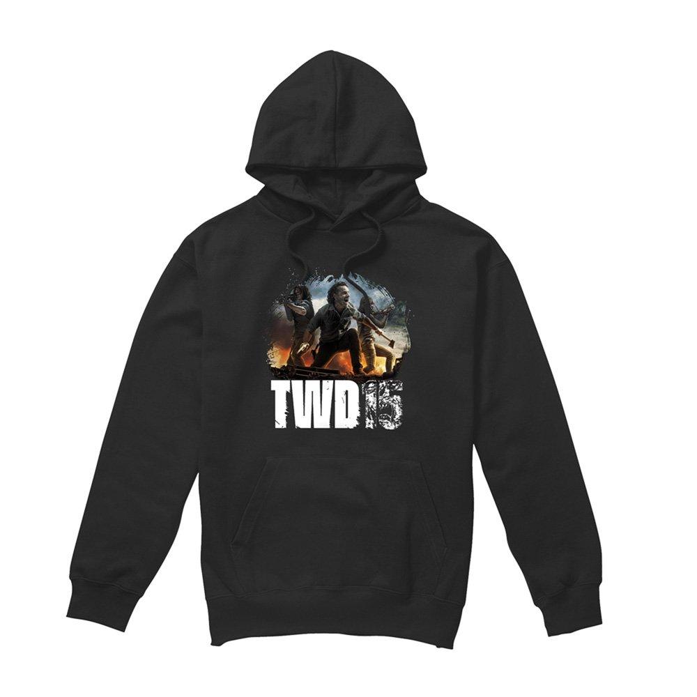 Black - Other - The Walking Dead Group Action Pose Hoodie Black - 4