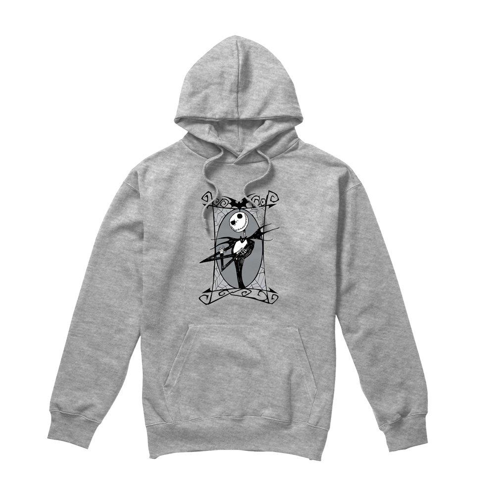 Light Grey - The Nightmare before Christmas - Jack Skellington Frame Hoodie Light Grey - 4