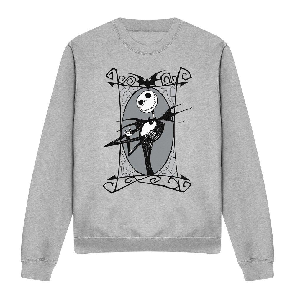 Light Grey - The Nightmare before Christmas - Jack Skellington Frame Sweatshirt Light Grey - 4