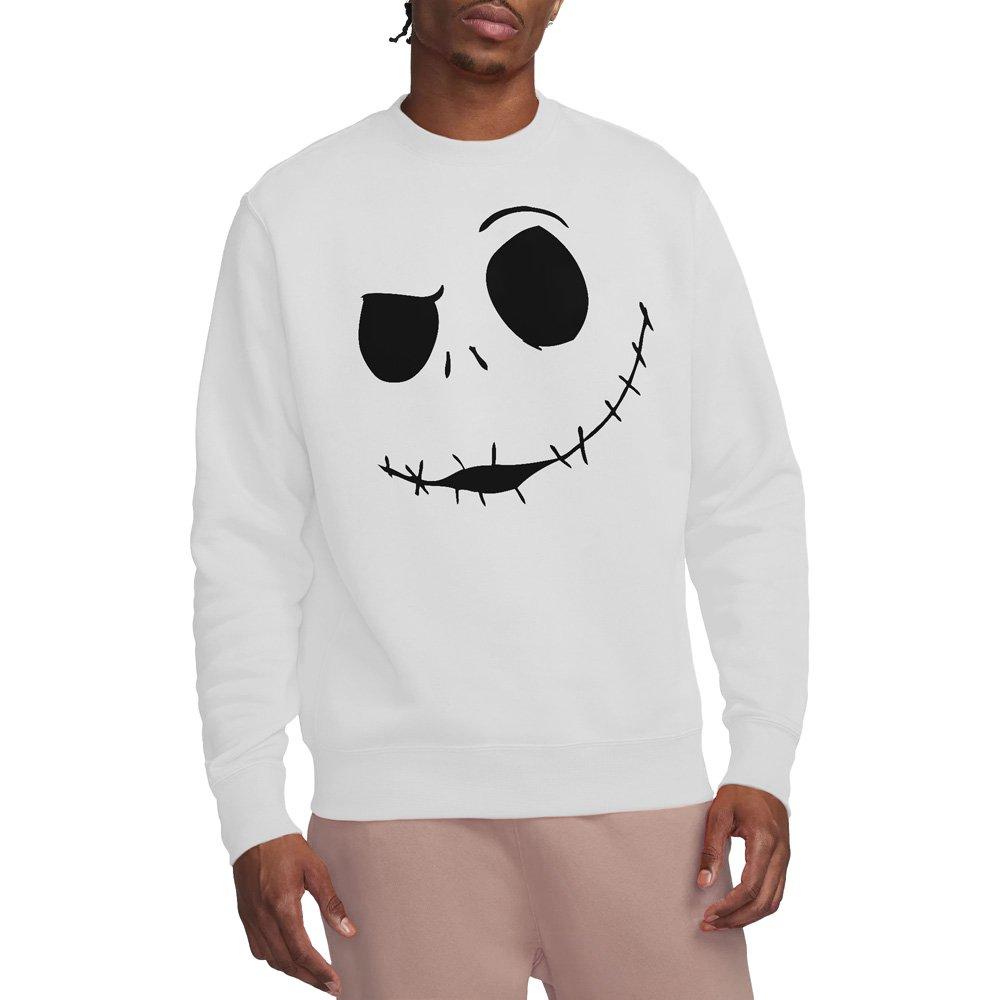 White - The Nightmare before Christmas - The Nightmare Before Christmas Jack Face Sweatshir - 1