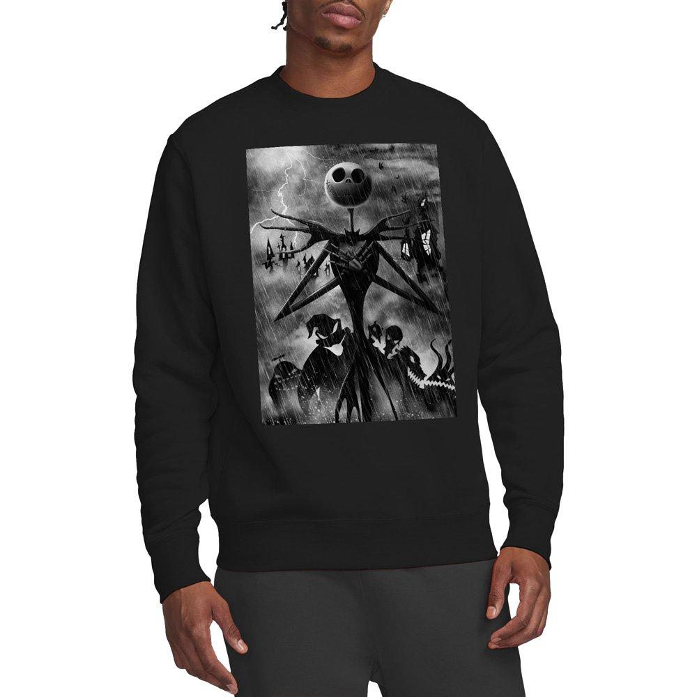 Black - The Nightmare before Christmas - Jack Skellington Rain Sweatshirt Black - 1