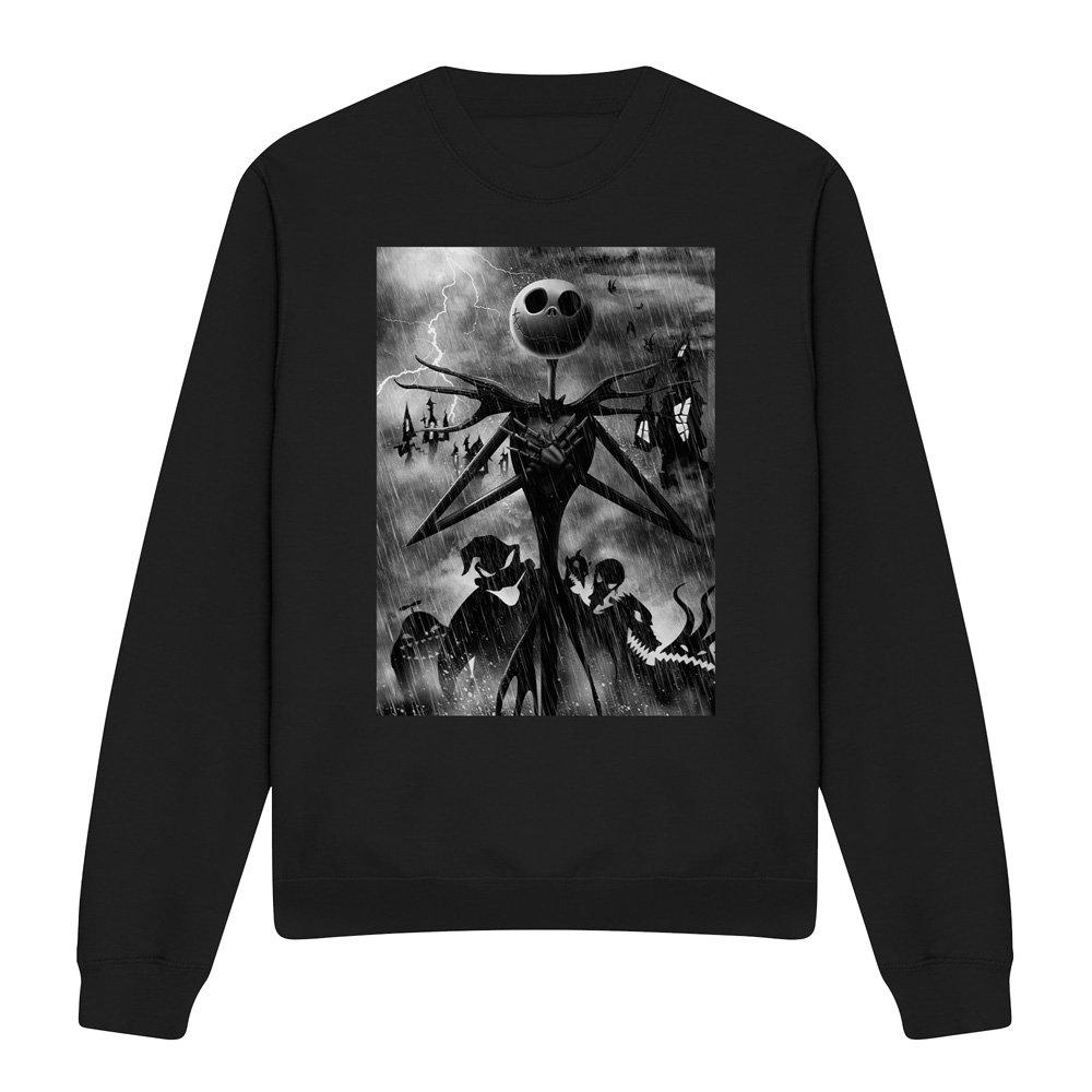 Black - The Nightmare before Christmas - Jack Skellington Rain Sweatshirt Black - 4