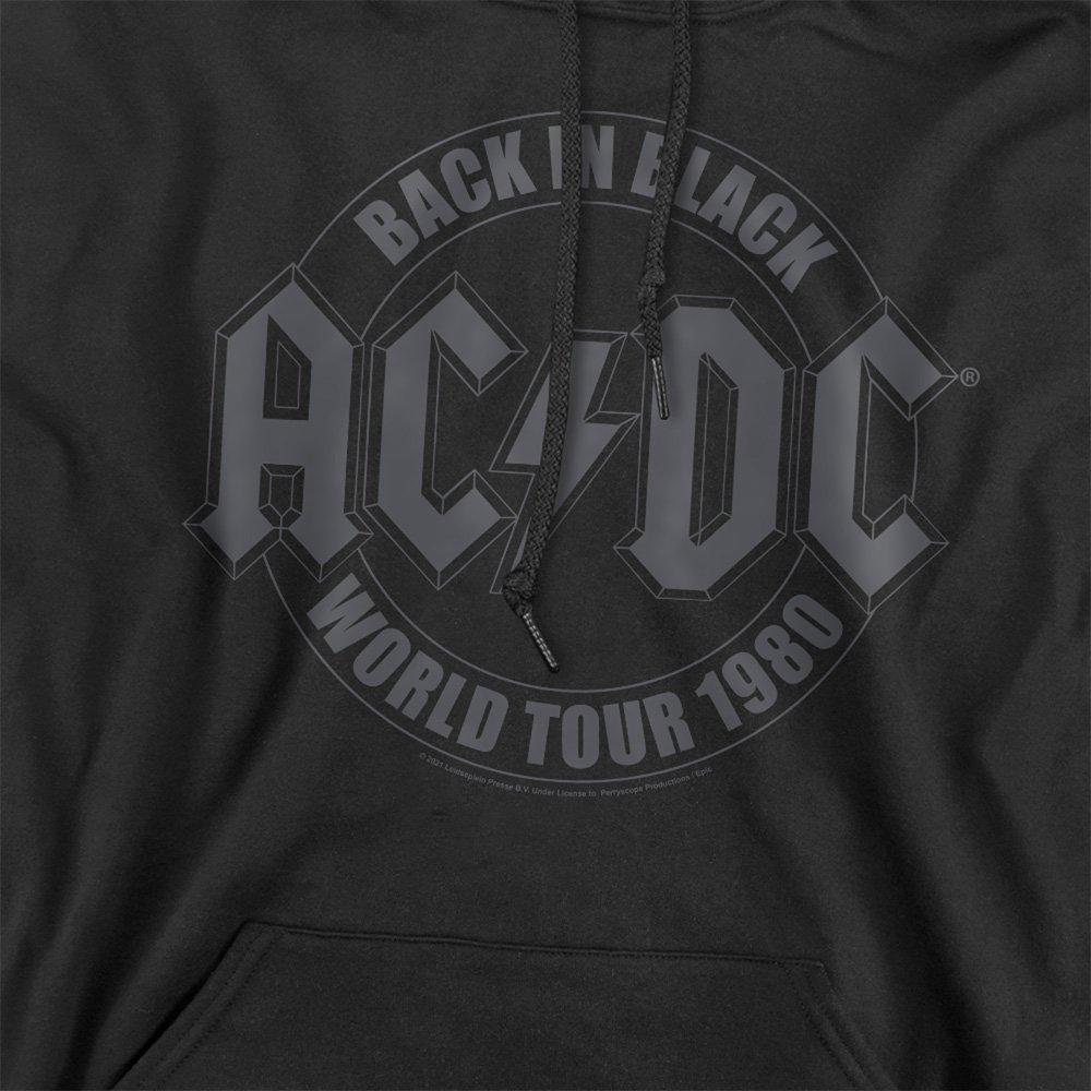 Black - ACDC - Tour Emblem Cotton Hoodie - 2