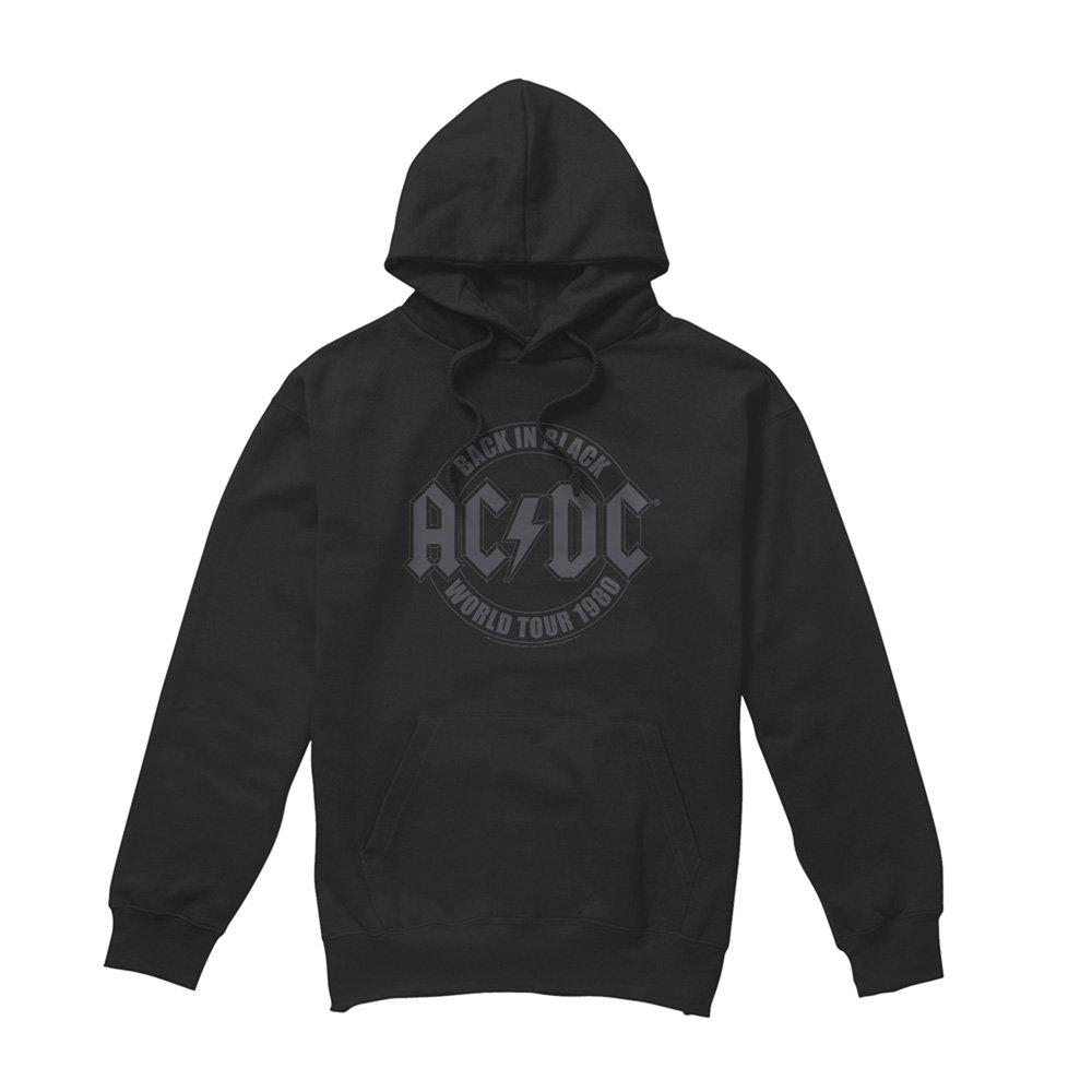 Black - ACDC - Tour Emblem Cotton Hoodie - 4
