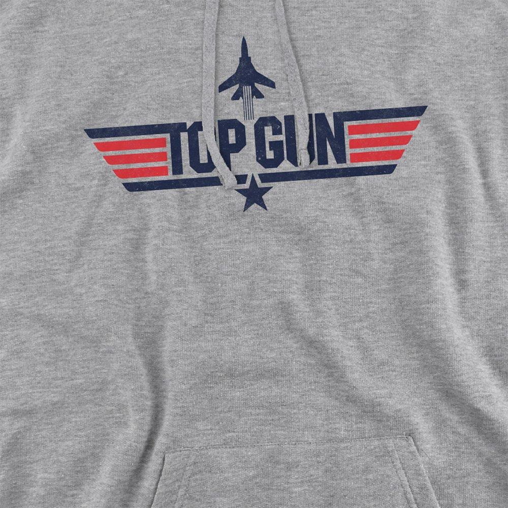 Mid Grey - Top Gun - Top Gun Logo Pullover Hood - 2