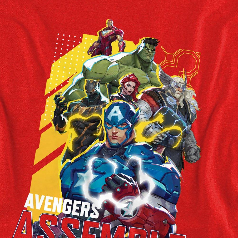 Red - Marvel - Rivals Avengers Assemble Group Sweatshirt Red - 2