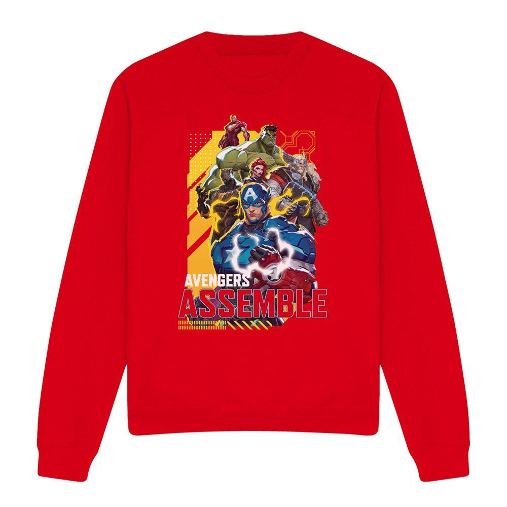 Red - Marvel - Rivals Avengers Assemble Group Sweatshirt Red - 4