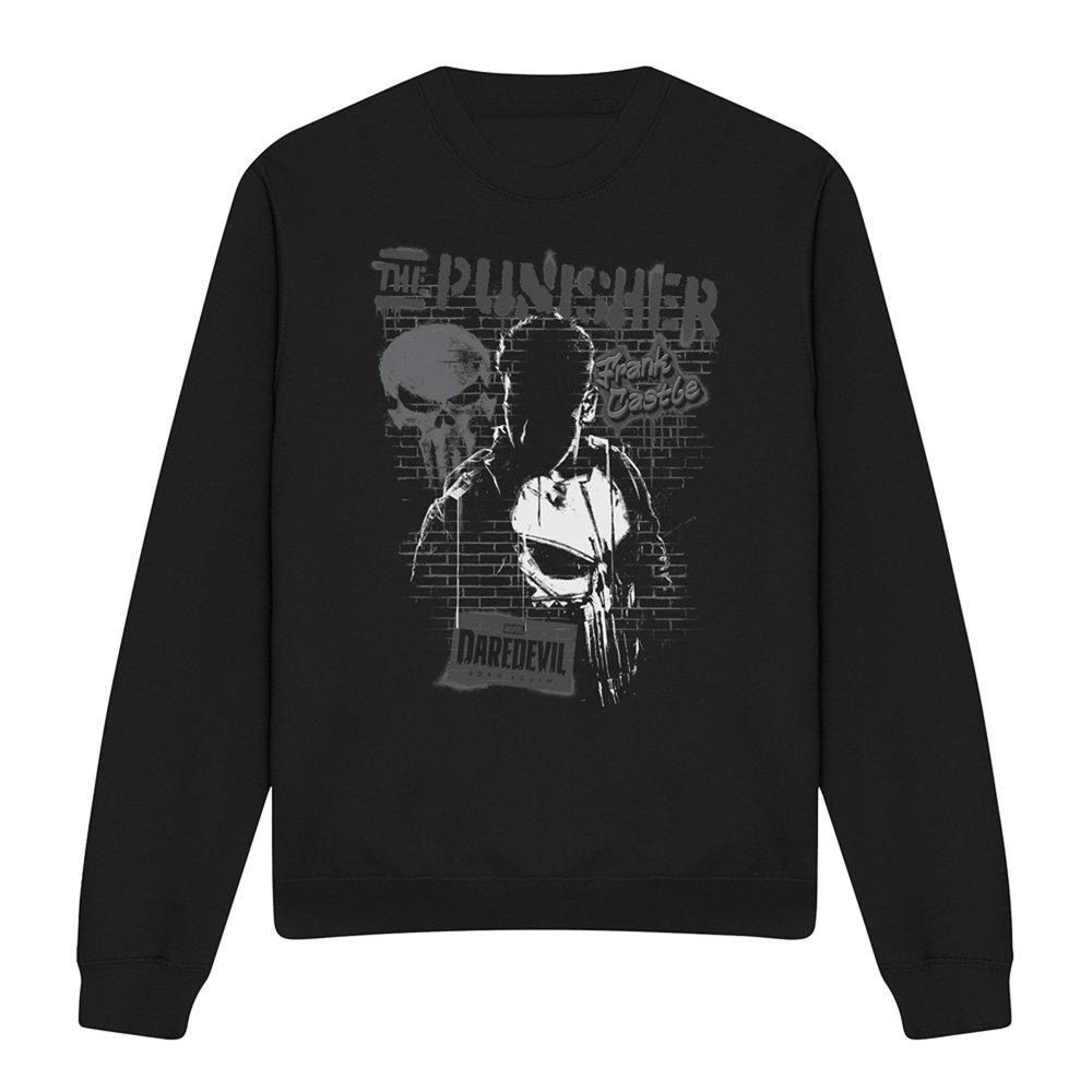 Black - Marvel - Daredevil Born Again The Punisher Graffiti Sweatsh - 4