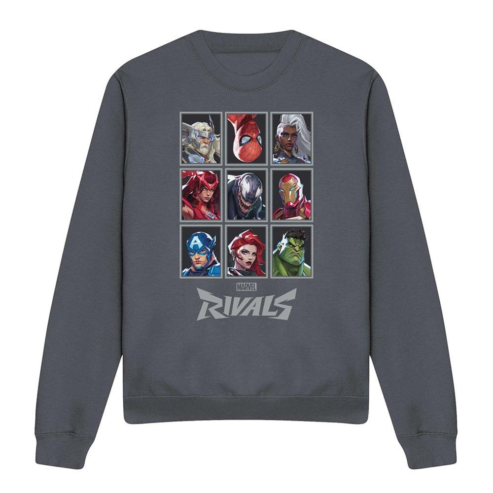 Grey - Marvel - Rivals Character Grid Sweatshirt Dark Heather - 4