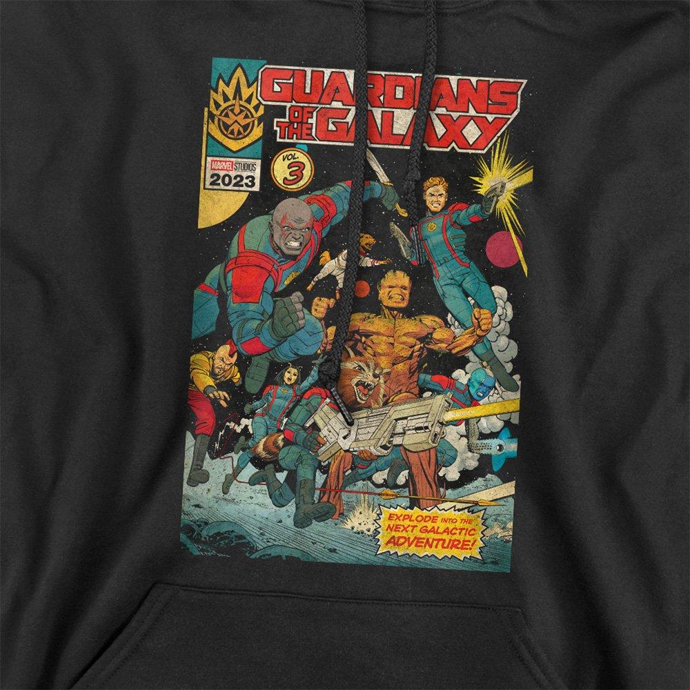 Black - Marvel - Gotg3 Guardians Vol 3 Hoodie - 2
