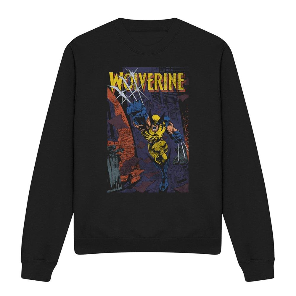 Black - Marvel - Wolverine Backstreet Strike Sweatshirt Black - 4