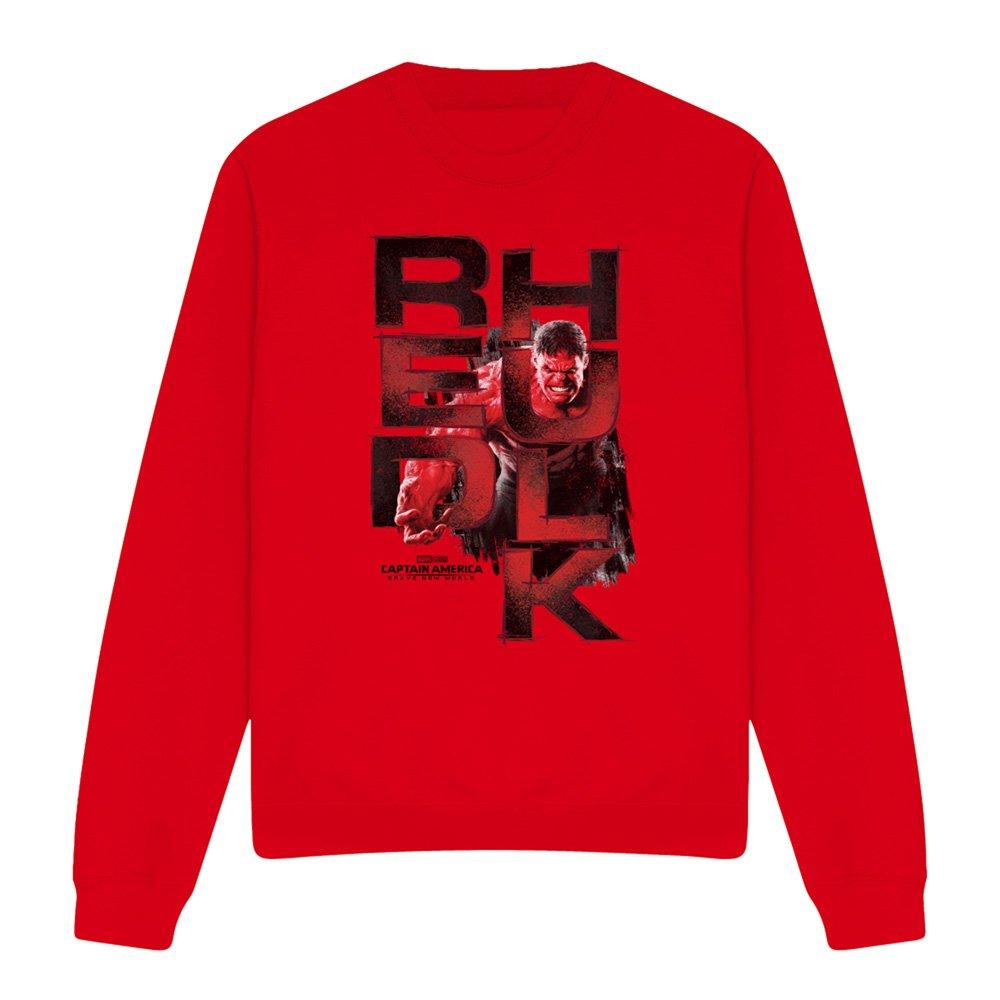 Red - Marvel - Captain America Brave New World Red Hulk Grit Swea - 4