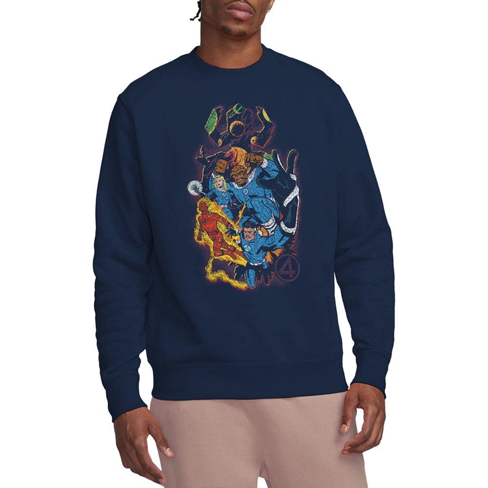 Navy - Marvel - Fantastic Four Cosmic Heroes & Villains Sweatshirt - 1