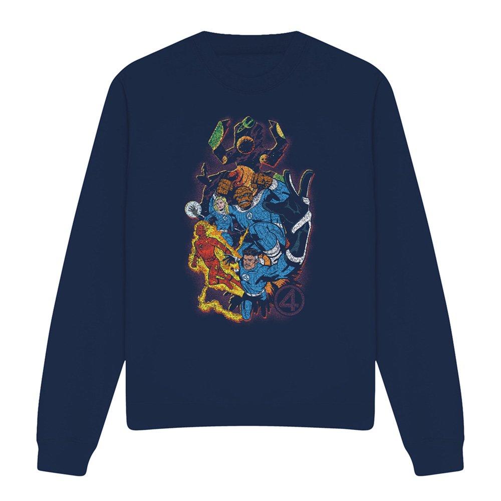 Navy - Marvel - Fantastic Four Cosmic Heroes & Villains Sweatshirt - 4