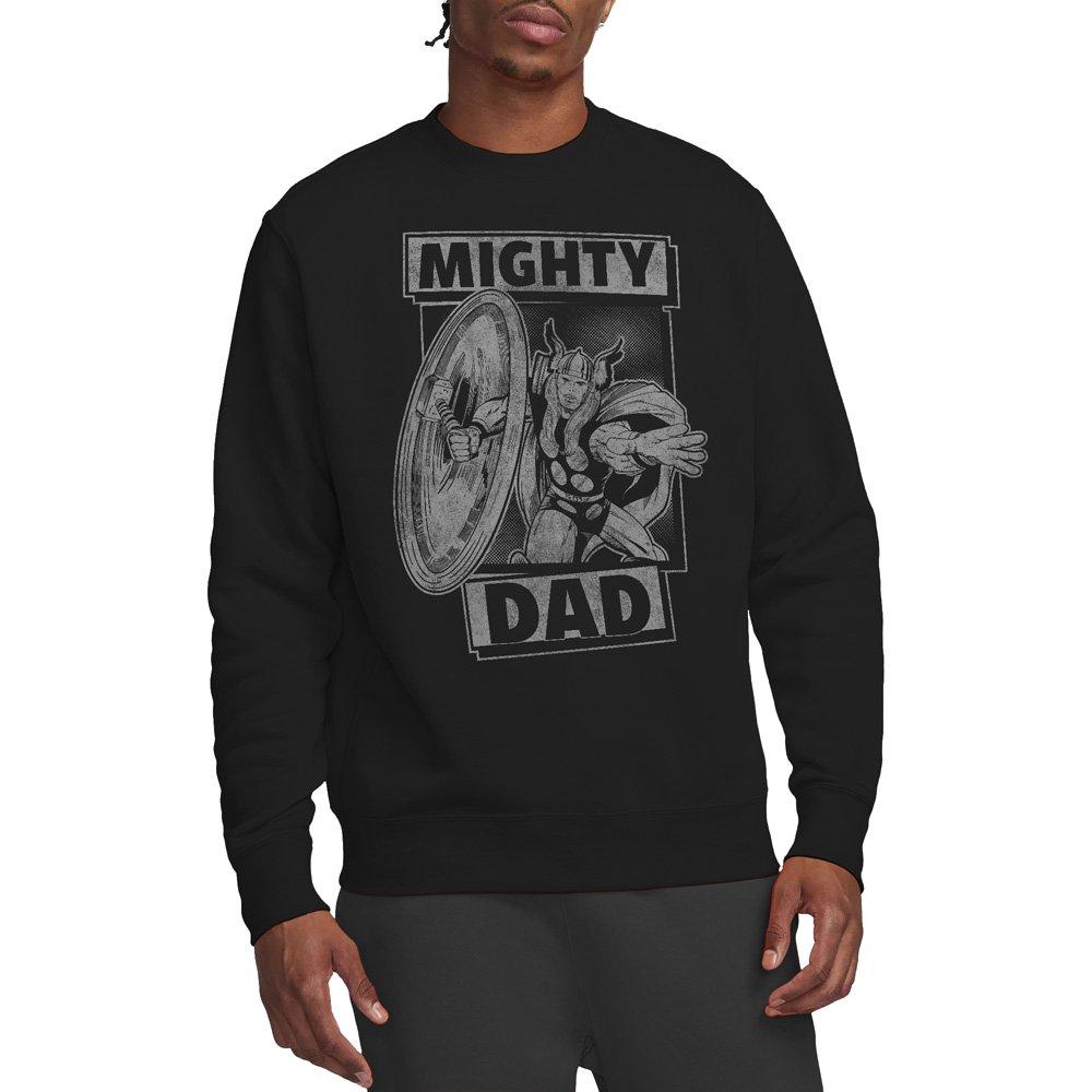Black - Marvel - Thor Fathers Day Mighty Dad Sweatshirt - 1