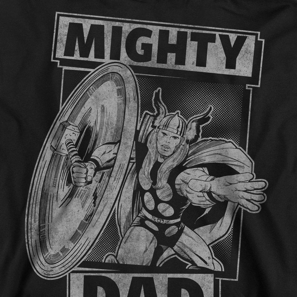 Black - Marvel - Thor Fathers Day Mighty Dad Sweatshirt - 2