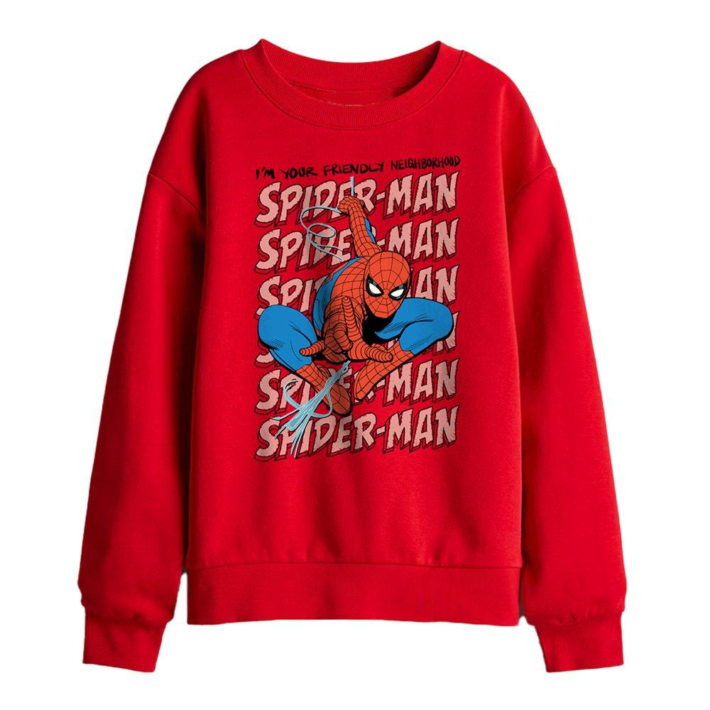 Red - Marvel - Friendly Neighborhood Spiderman Thwip Kids Sweatsh - 1