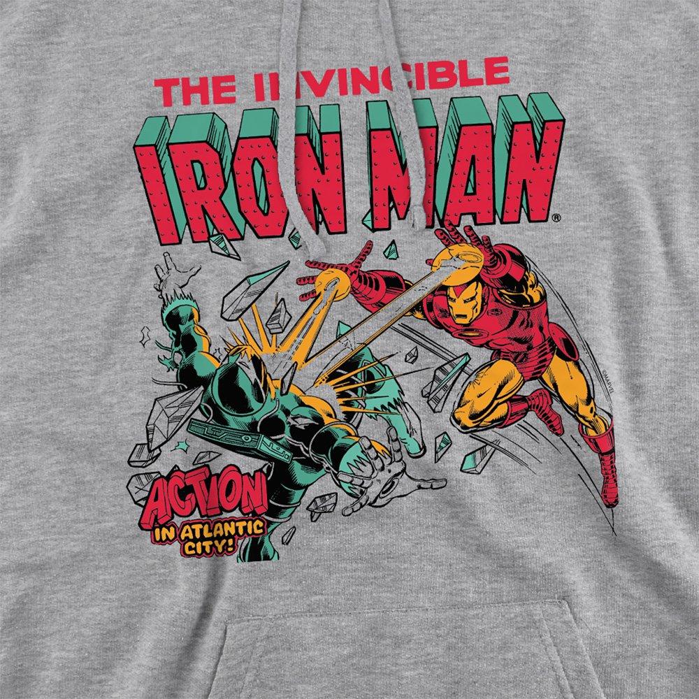 Grey - Marvel - Iron Man Blast Cotton Hoodie - 2