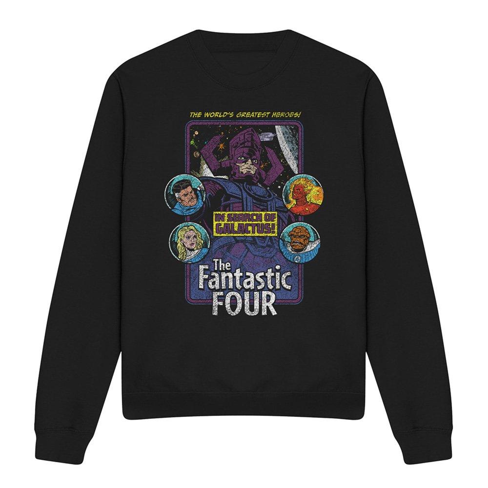 Black - Marvel - Fantastic Four In Search Of Galactus Sweatshirt B - 4