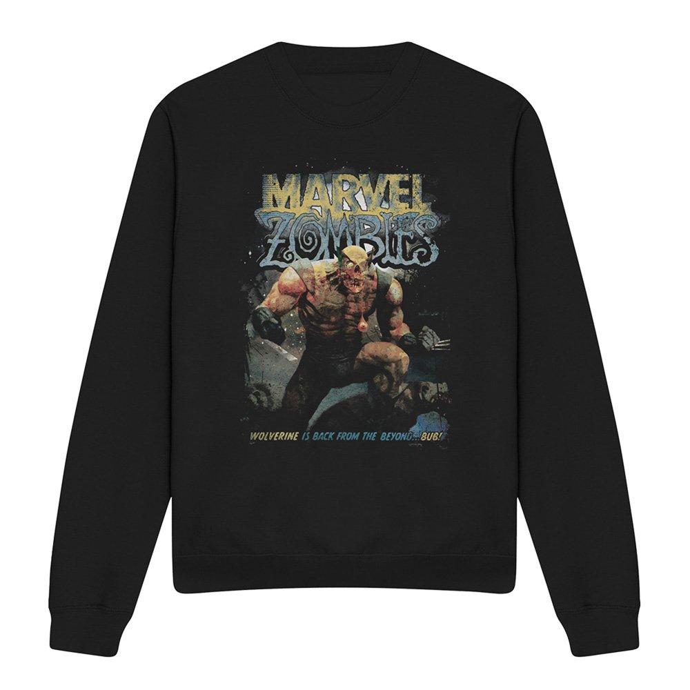 Black - Marvel - Zombies Undead Wolverine Cover Sweatshirt Black - 4