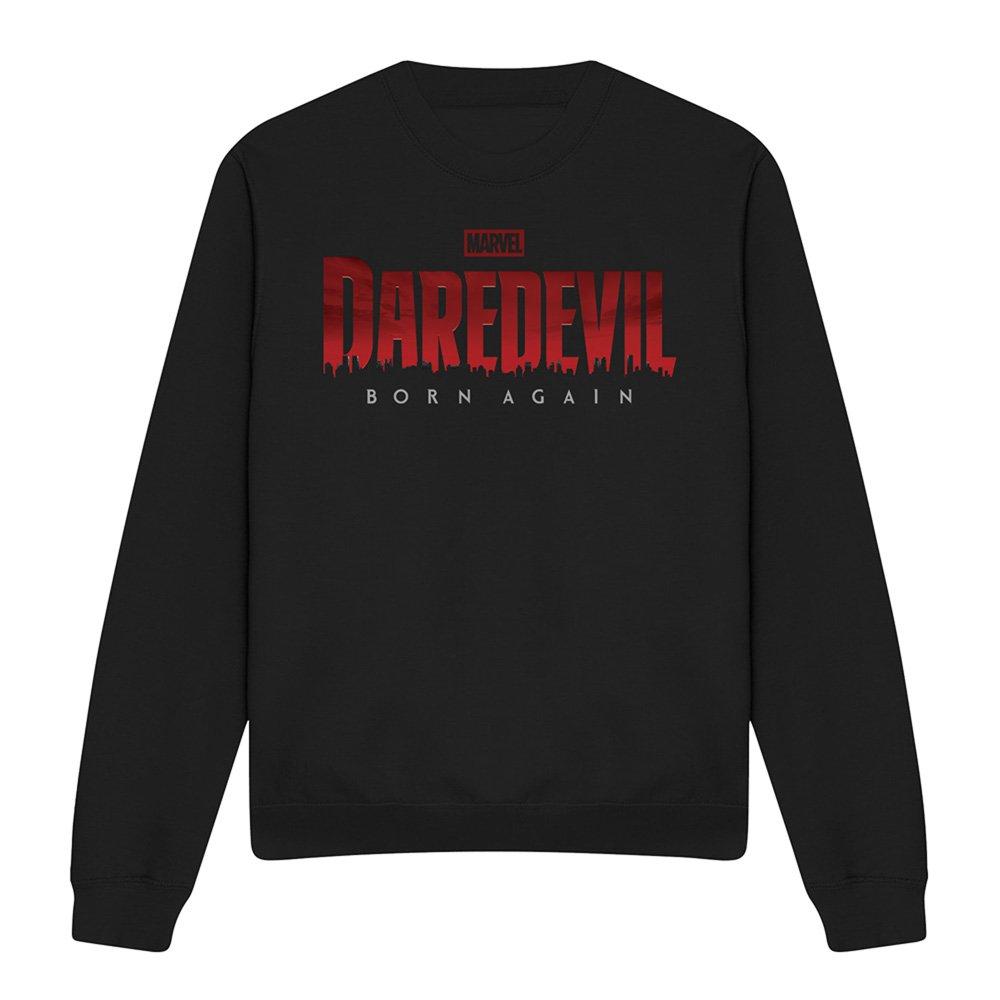 Black - Marvel - Daredevil Born Again Logo Sweatshirt  Black - 4