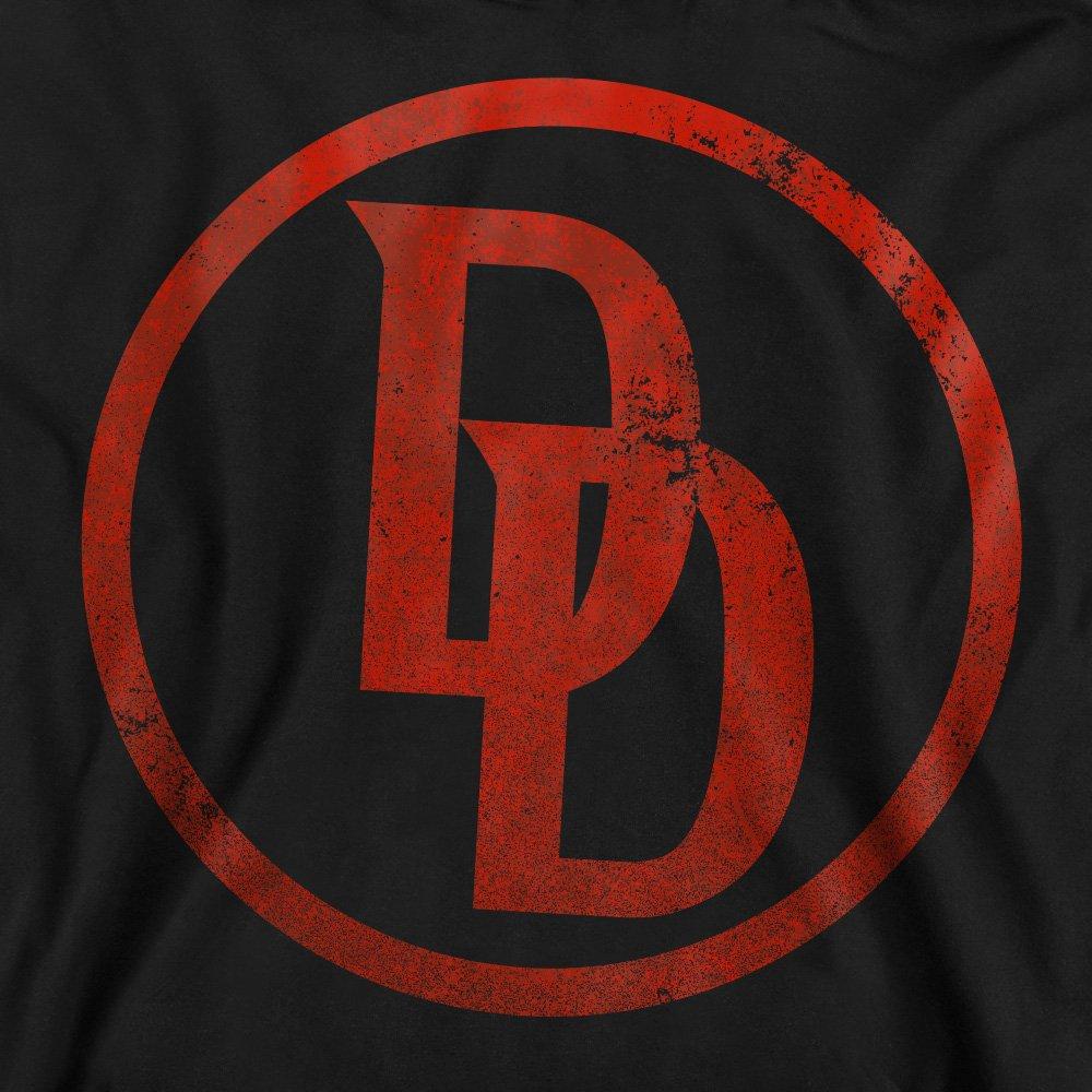 Black - Marvel - Daredevil Born Again Symbol Sweatshirt  Black - 2