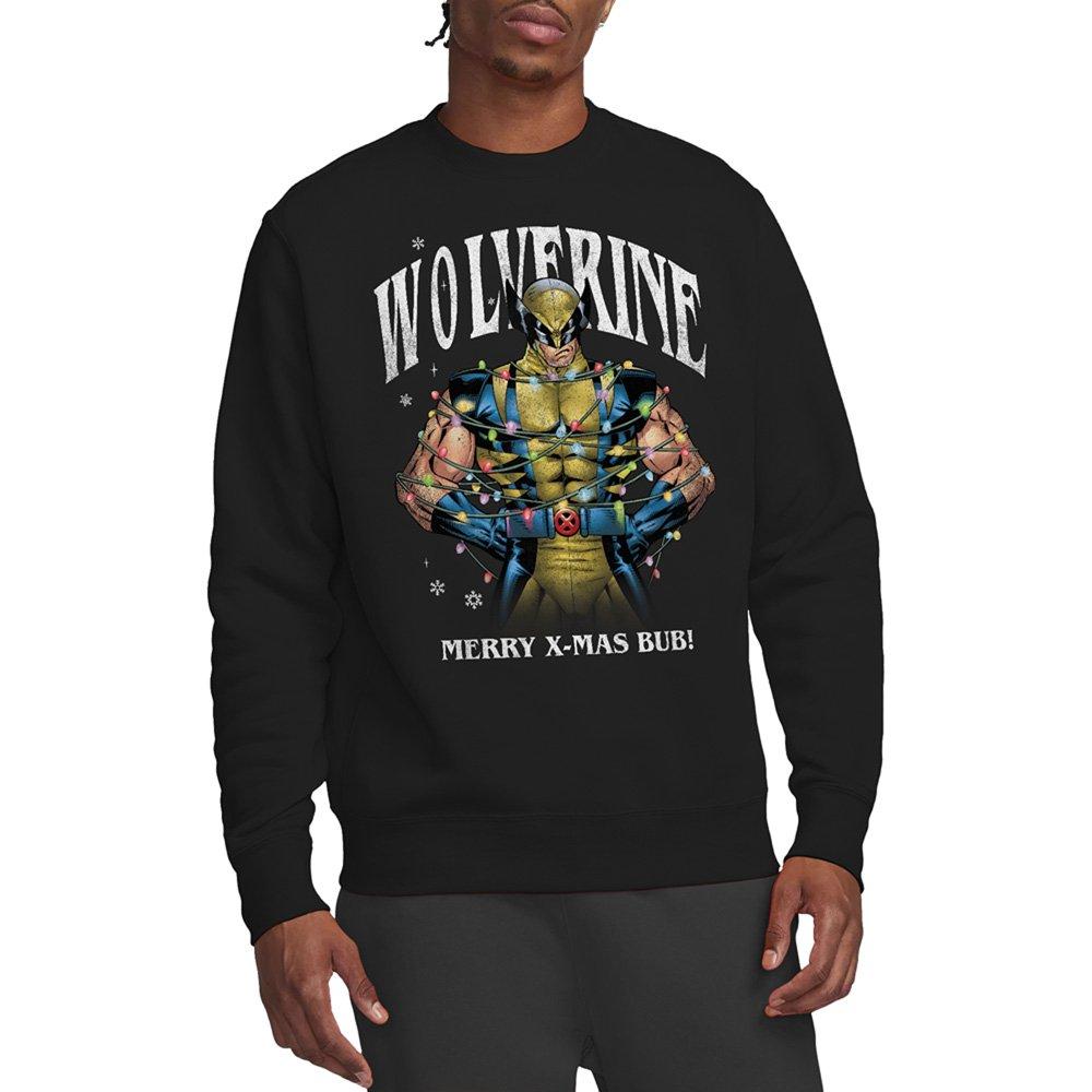Black - Marvel - Wolverine Merry Xmas Bub! Sweatshirt Black - 1