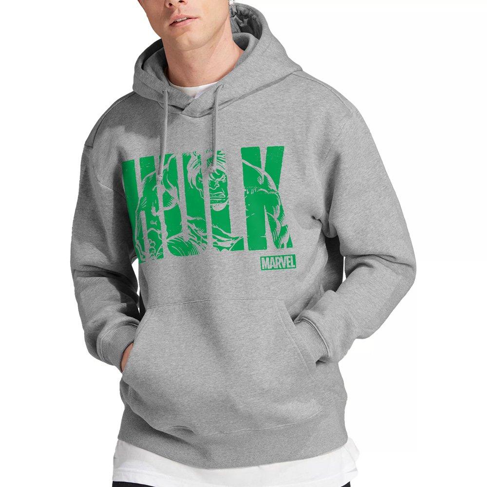 Black - Marvel - Hulk Text Cotton Hoodie - 1
