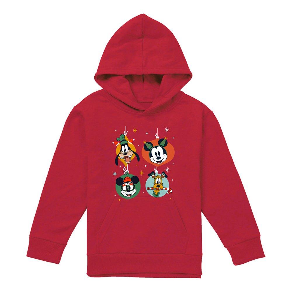 Red - Disney - Mickey And Friends Christmas Baubles Youth Kids Pu - 1