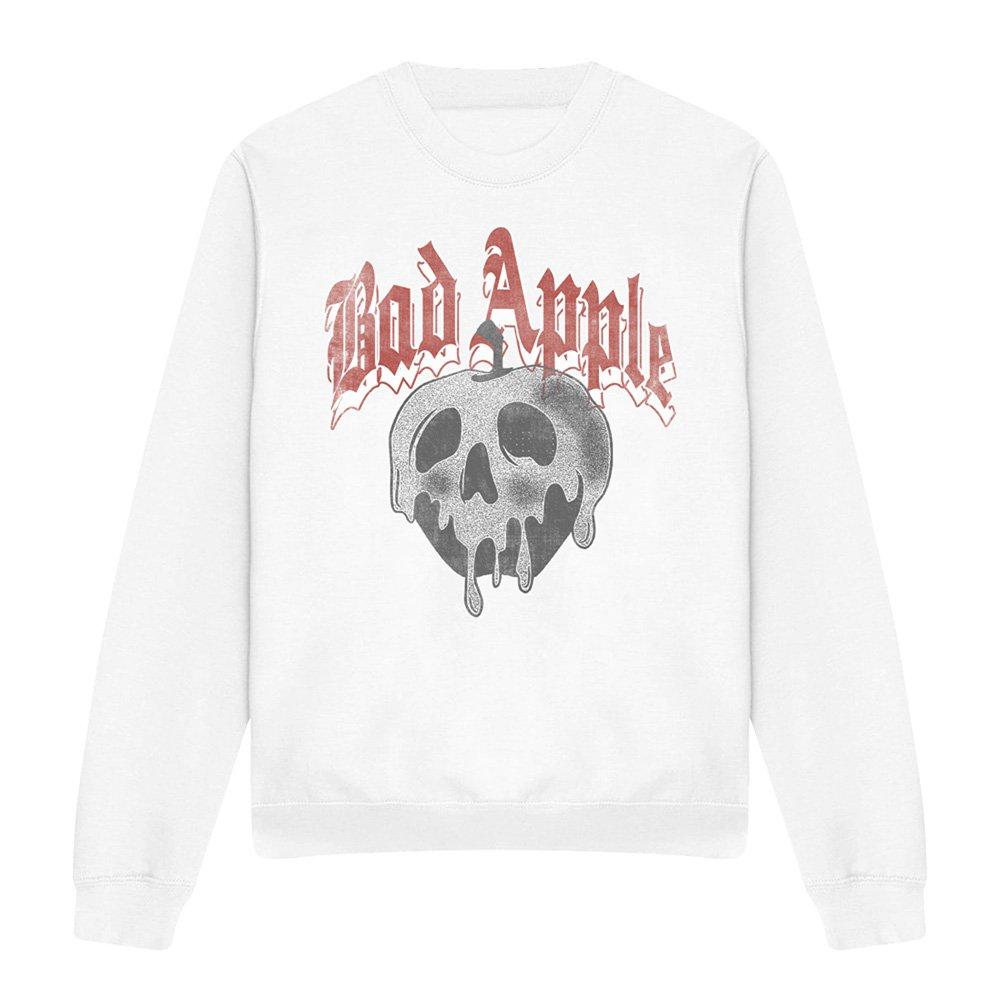 White - Disney - Snow White Bad Apple Skull Sweatshirt White - 4