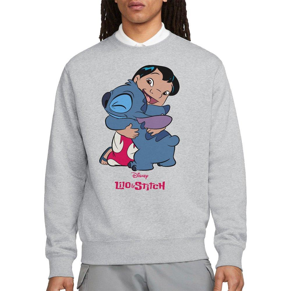 Light Grey - Disney - Lilo & Stitch 90s Hug Sweatshirt Light Grey - 1
