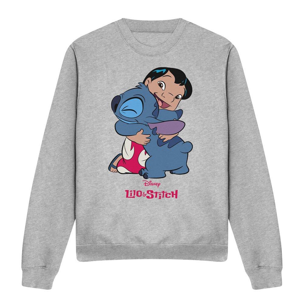 Light Grey - Disney - Lilo & Stitch 90s Hug Sweatshirt Light Grey - 4