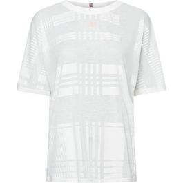 Tommy Sport RELAXED BURN OUT C-NK TEE SS