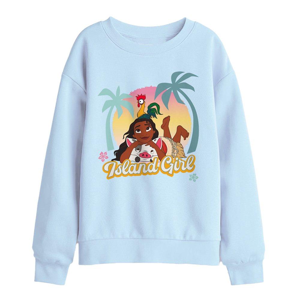 Light Blue - Disney - Island Kids Sweatshirt Light Blue - 1